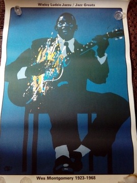 Plakat jazzu Wes Montgomery Świerzy