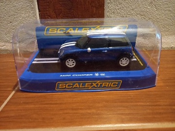 Scalextric Mini Cooper Road Car Blue