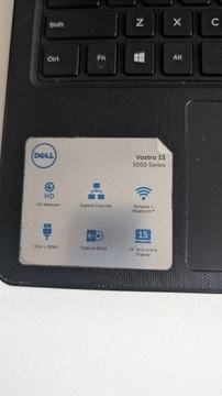 Dell Vostro 15 i5 8gb RAM 256gb SSD