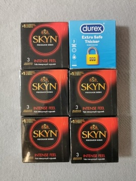 Prezerwatywy Skyn/Durex 6x3szt. (18 szt.)