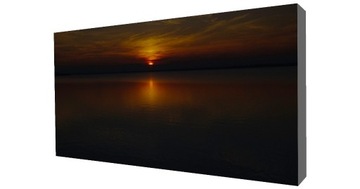 Obraz zachodu słońca.