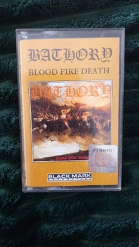 BATHORY- Blood Fire Death(Kaseta()