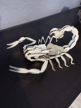 Puzzle 3D Modelarz Duży Skorpion Nowy Produkt 