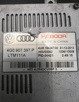Przetwornica moduł Led VW Audi OE 4G0.907.397.P
