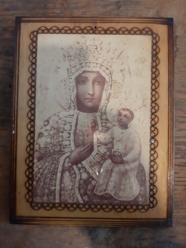 Obrazek 17x22,5 cm Matki Boża Częstochowska Matka