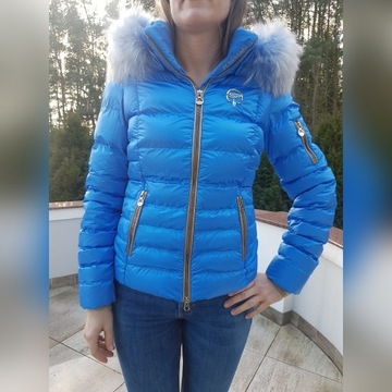 Kurtka Narciarska SPORTALM Kyla puch sky blue r.36