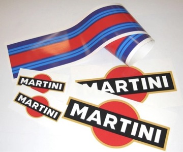 Zestaw naklejek Martini Racing uniwersalny wymiar