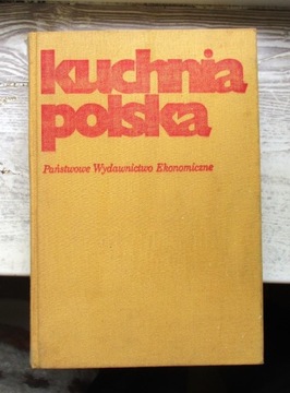 KUCHNIA POLSKA 1975 PWE Książka kucharska