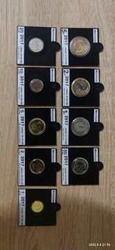 Etykiety,opisy, naklejki na holdery z monetami 