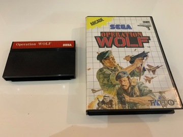 Sega Master System Operation Wolf Gra Kartridz 