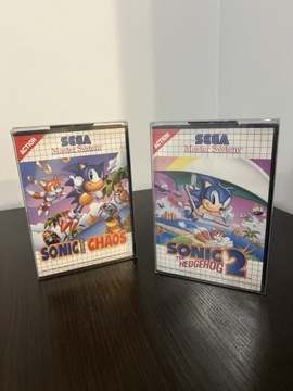 SEGA Master System SONIC Hedgehog Chaos/Hedgehog 2