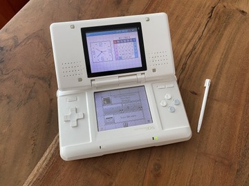 Piękne Nintendo DS Fat/Classic BIAŁA PERŁA Konsola