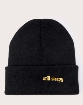 Bardzo Wygodna Czapka Dzianinowa ''still sleepy''