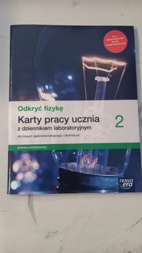 Odkryć fizykę 2. Karty pracy ucznia z dziennikiem 