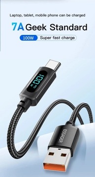 Kabel USB typu C Super Charge 66W/100W Essager