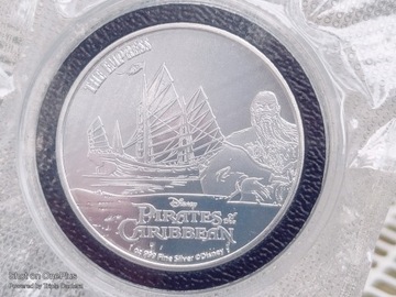 Srebrna moneta Piraci z Karaibów  2021 The Empress