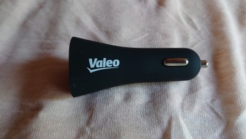 Przenośna ładowarka samochodowa USB z logo Valeo