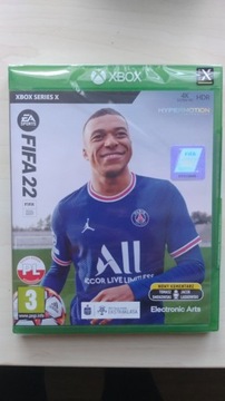 FIFA 22 PL XBOX series x zafoliowana NOWA OKAZJA