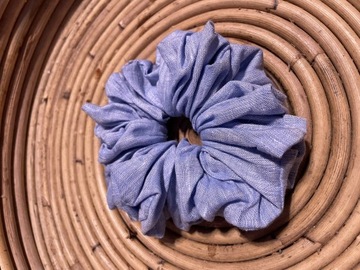 Lniana scrunchie