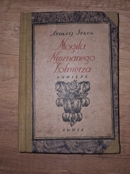 Mogiła nieznanego.. Strug 1924 r. stara książka
