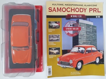 SAMOCHODY PRL Nr 86 SYRENA 105 LUX Hachette 