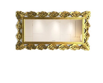 Lustro w złotej ramie, GLAMOUR , 150x80cm
