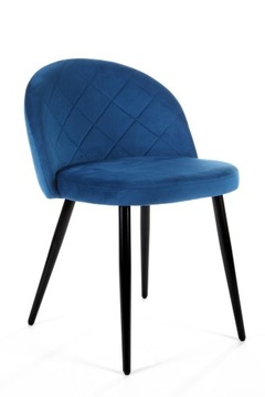 4x Welurowe krzesło tapicerowane pikowane SJ.077 G