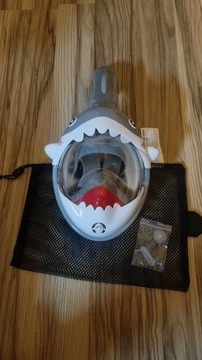 Maska do snorkelingu pływania rekin shark