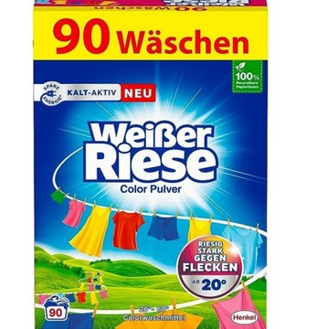 Proszek do prania Weisser Riese Color 4,5 kg z DE