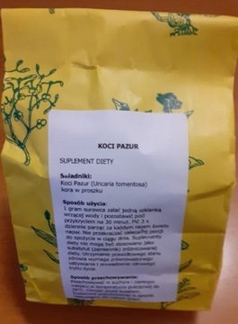 Koci pazur / Vilcacora / Czepota puszysta 250g