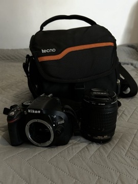 Lustrzanka Nikon D5200 Korpus+Obiektyw+Torba+256GB