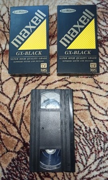 3 kasety VHS Maxell GX E-240