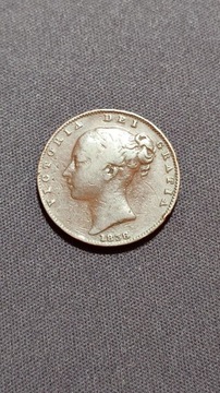 1 FARTHING 1838 ROK WIELKA BRYTANIA MIEDŹ 