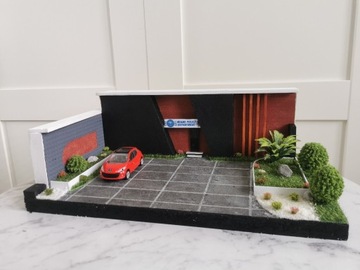 Diorama 1:43 makieta autoart kyosho 1:18 otto 1:50