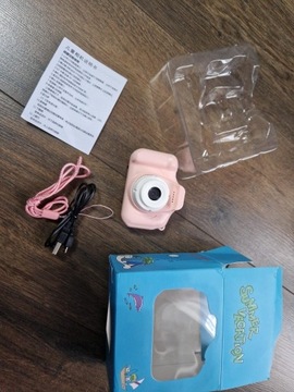 aparat dla dzieci różowy
