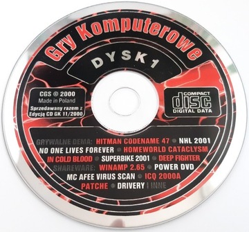 Gry Komputerowe CD 11/2000 [tylko płyta CD]