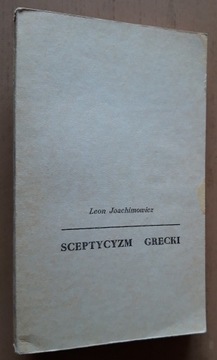 Sceptycyzm grecki – Leon Joachimowicz 