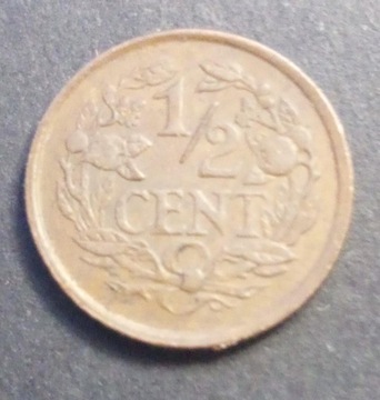 Holandia 1/2 cent 1937