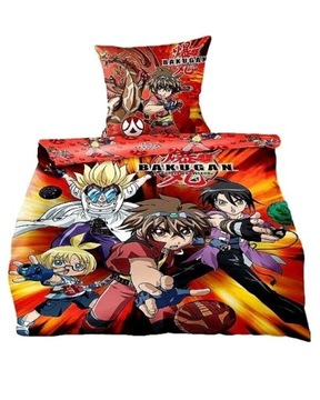 Pościel Bakugan 100% Bawełna 160x200+ 70x80 