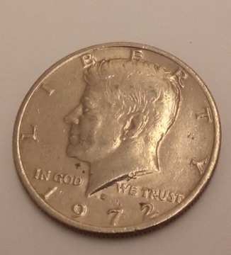 USA HALF DOLLAR 1972