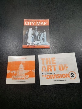 Gadżety The Division 2 Artbook Soundtrack Mapa