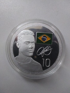 Neymar - moneta, medal 