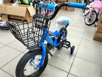 Rowerek 4 kołowy niebieski 