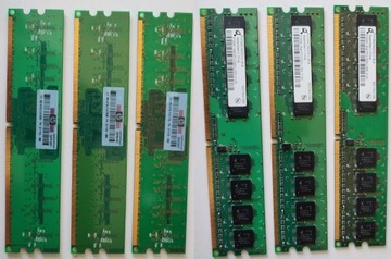 PAMIĘĆ RAM DIMM DDR2 PC2-5300 (3x512MB)