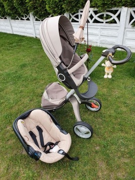 Stokke Xplory wozek V4 z akcesoriami 