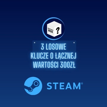 3 Losowe Klucze Steam | Łączna wartość 300PLN  |