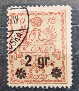 Fi 9 Warszawa Kasowany Rok  1915