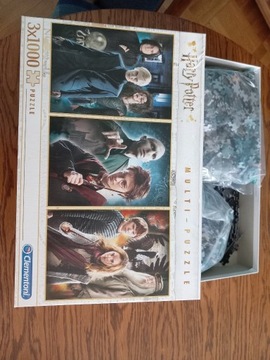 Puzzle Harry Potter 3 x 1000 elementów 