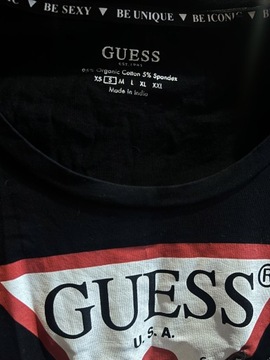 Czarna bluzka guess