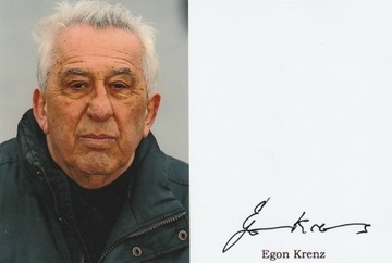 EGON KRENZ - autograf